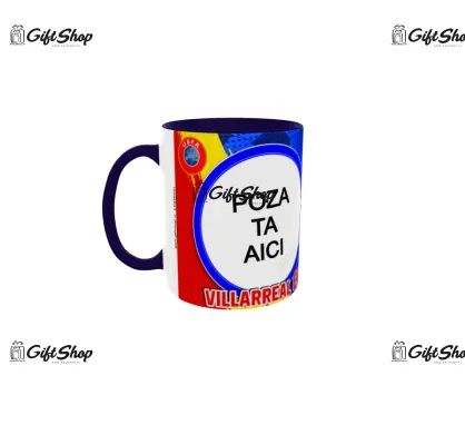 Villarreal cf, cana personalizata cu poza, model 3311